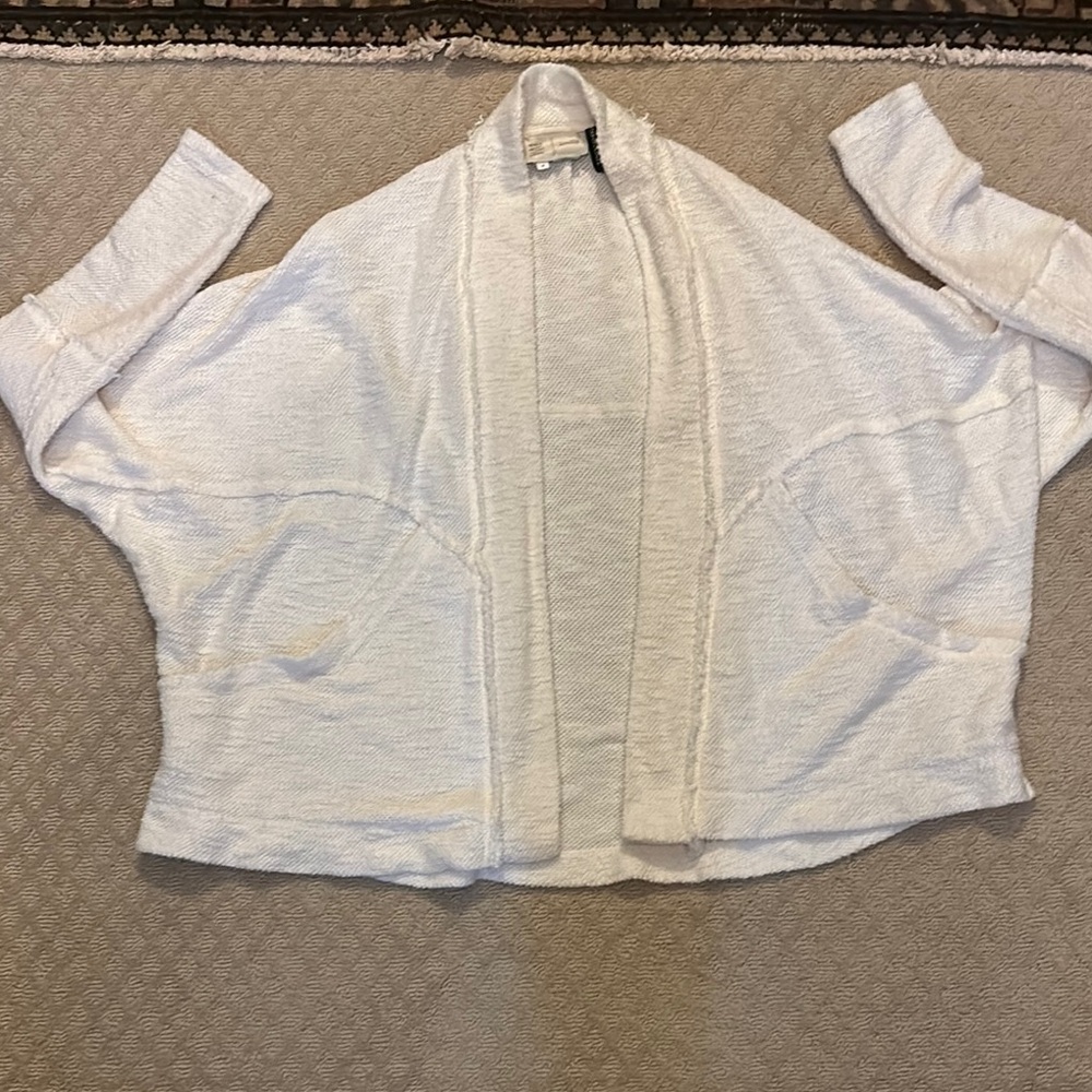 Anthropologie Saturday Sunday Women's Cream knit open cardigan